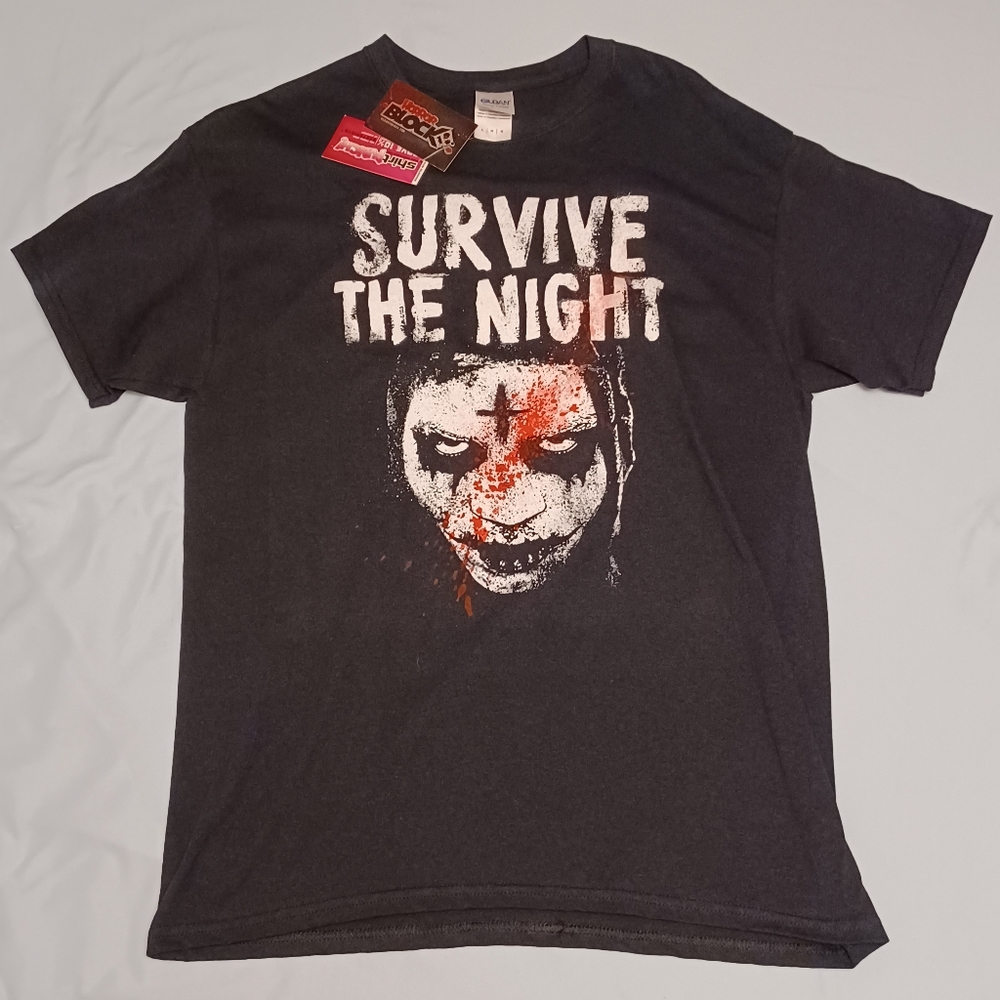 2014 Horror Block The Purge Survive the Night Large T-Shirt New Tags Deadstock